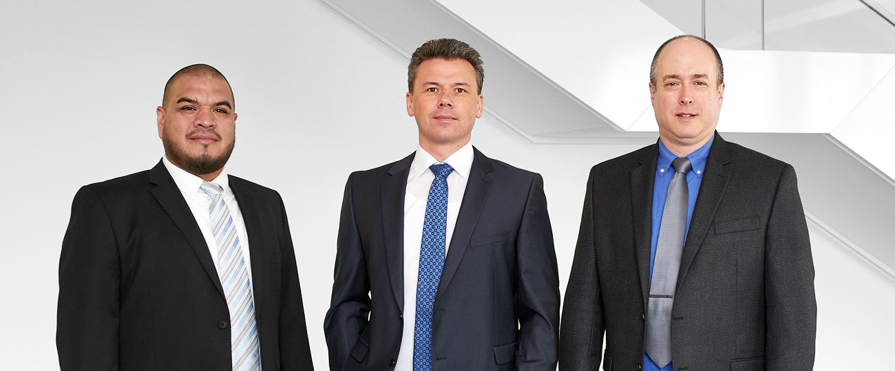 From left: David Aguirre (Managing Director SKS Welding Systems, S. de R.L. de C.V., Mexico), Thomas Klein (Managing Director SKS Welding Systems GmbH, Germany), Dave Marsh (General Manager SKS Welding Systems Inc., USA)