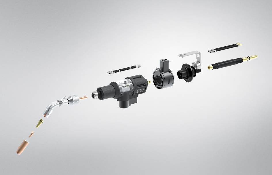 SKS Frontpull 8i water-cooled exploded view