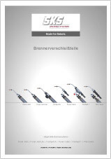 SKS Brennerverschleißteile Broschüre