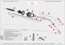 SKS Power Joint Lite welding torch – parts overview