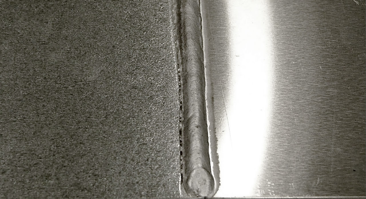 Stahl-Aluminium-Verbindung (I-Naht)
