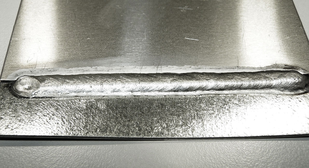 Stahl-Aluminium-Verbindung (Überlappnaht)