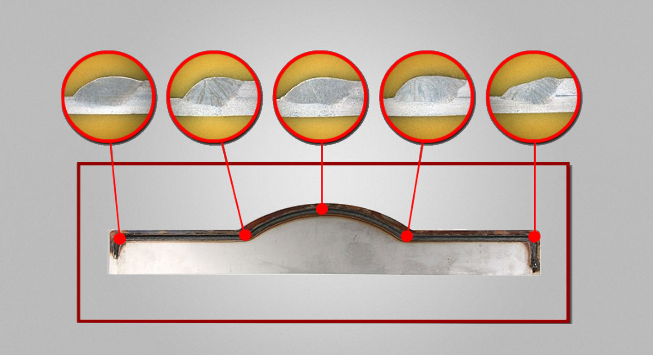 SKS Synchroweld: Schliffbild mit Synchroweld