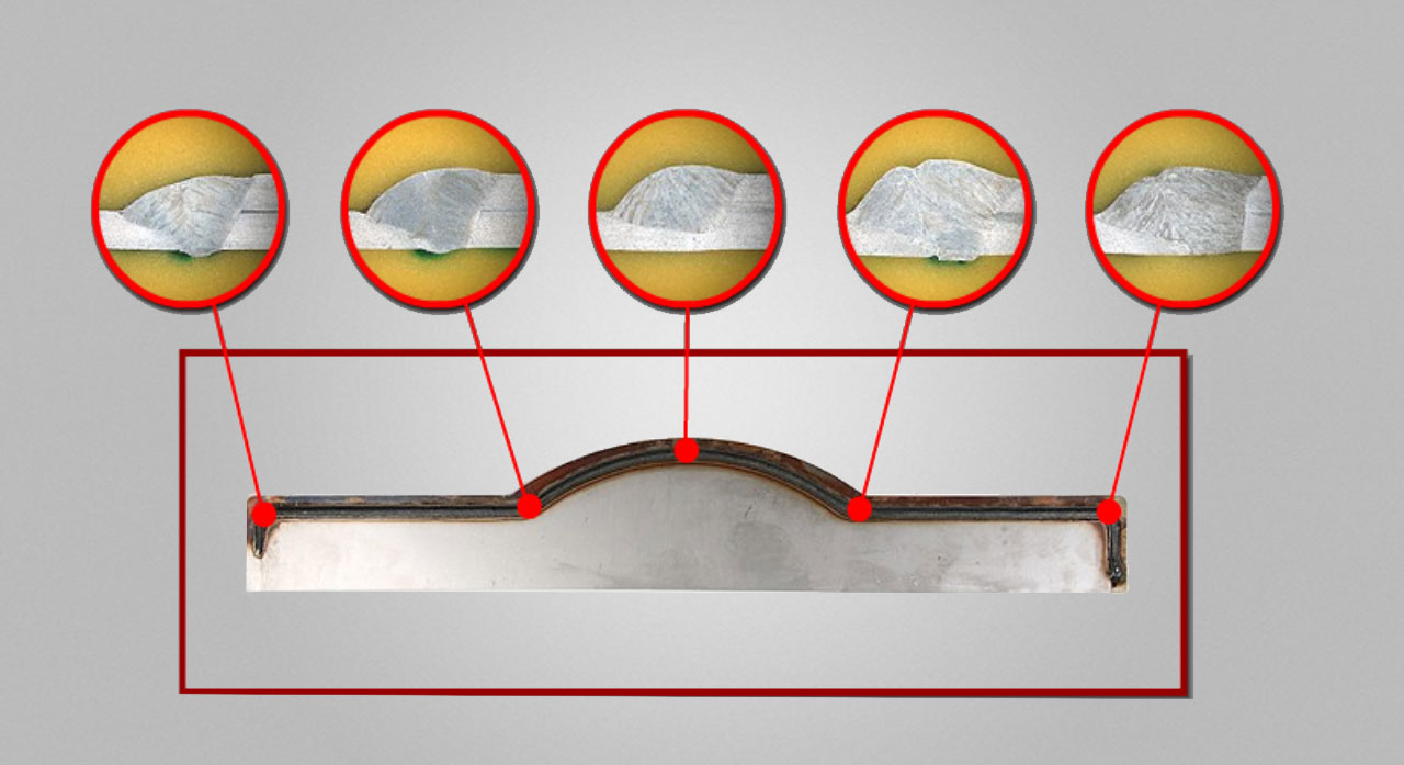 SKS Synchroweld: Schliffbild ohne Synchroweld