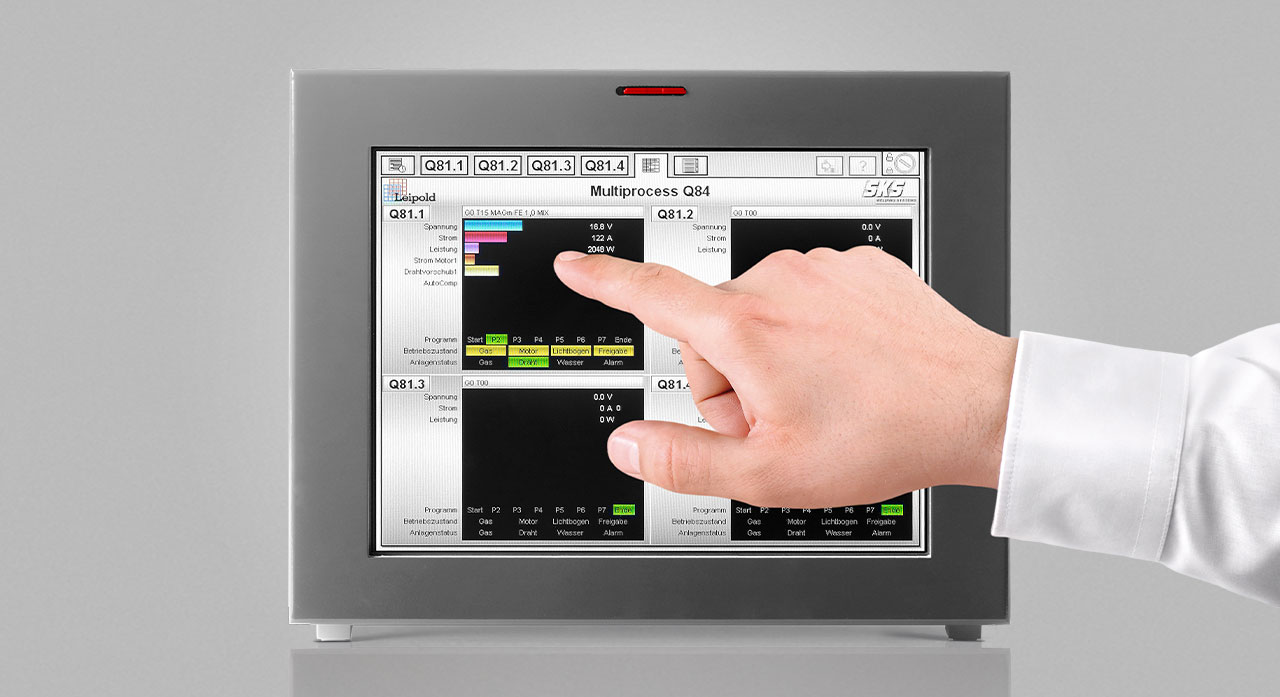 SKS monitoring functions: Q84r weld process controller