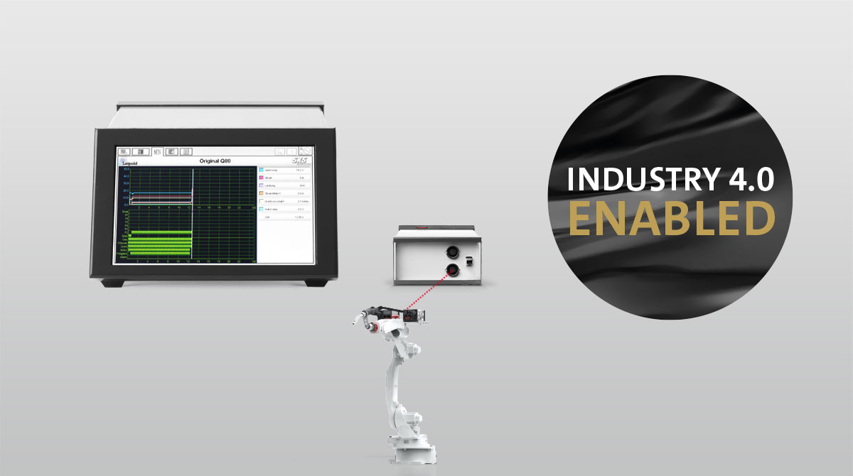 Q80 weld process controller with touchscreen